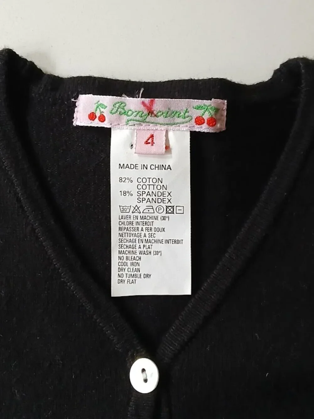 BONPOINT cotton/ spandex Cardigan kids -4